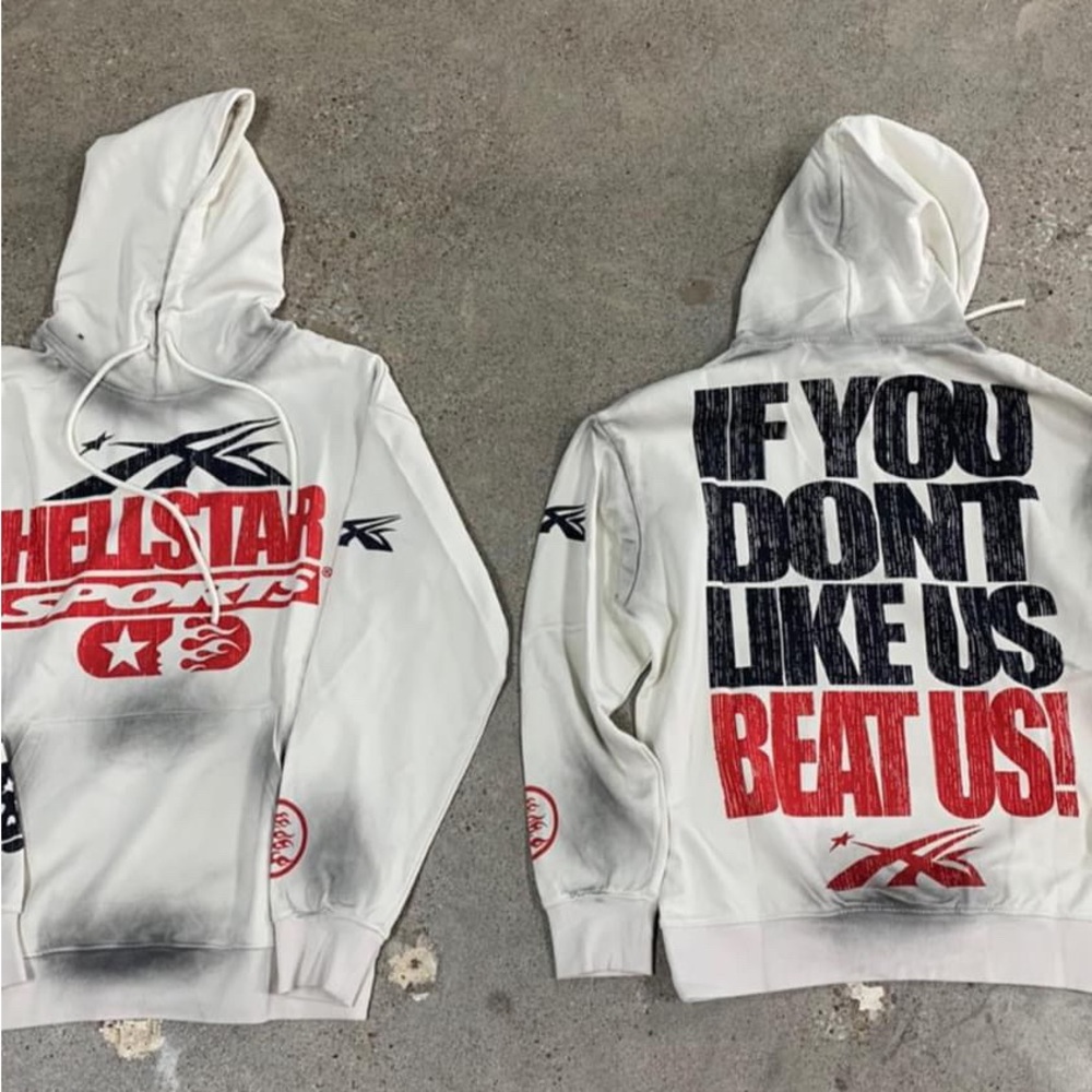 Hellstar Sports White Hoodie